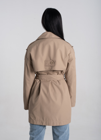 Плащ женский с английским воротником  