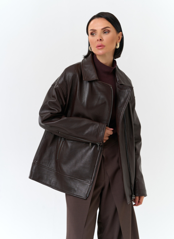 Женская куртка из натуральной кожи