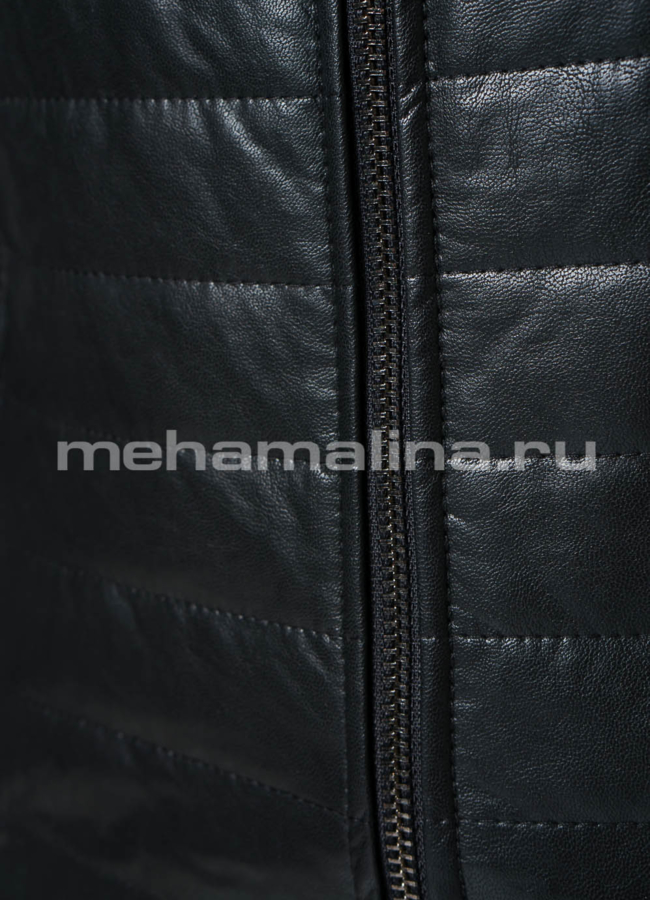 Куртка бомбер из эко кожи модель № 820 универмаг малина