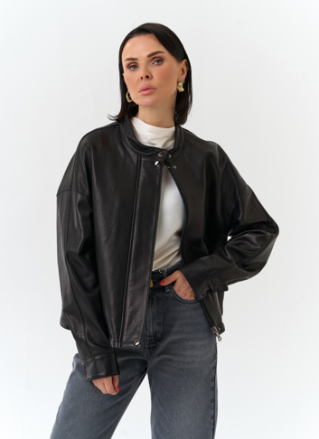 Женская куртка из натуральной кожи