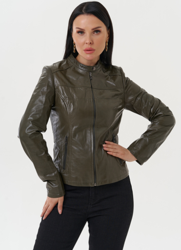 Куртка "мото" из натуральной кожи