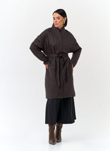 Женская удлиненная куртка кимоно