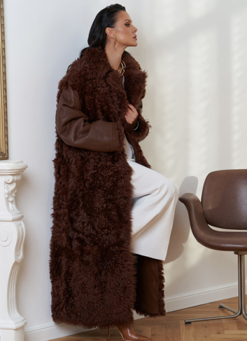 Двухсторонняя натуральная дубленка