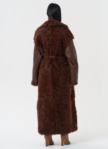 Двухсторонняя натуральная дубленка